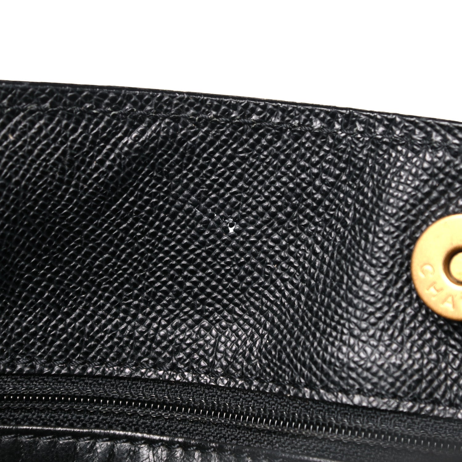 Chanel Grained Calfskin Shopping Tote Black 10 of 26