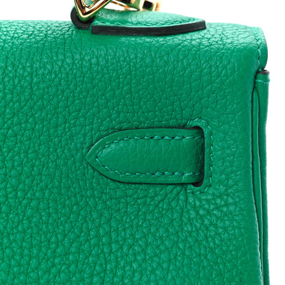 Hermes Togo Kelly Retourne 25 Menthe 12 of 36