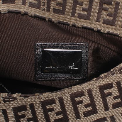 Fendi Zucchino Small Hobo Tobacco 6 of 10