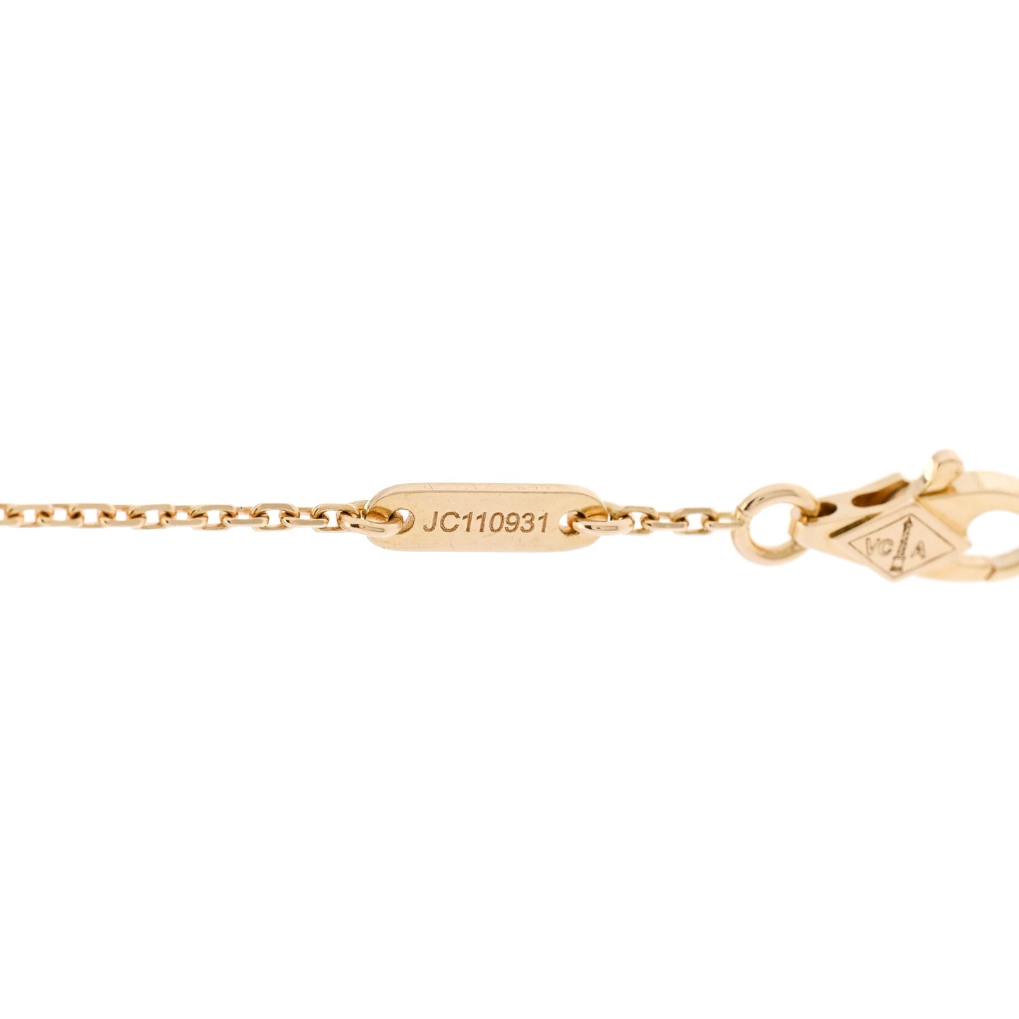 18K Yellow Gold Mother of Pearl Sweet Alhambra Bracelet