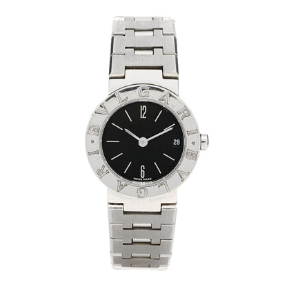Bulgari Stainless Steel 23mm Quartz Watch Black 1 of 4