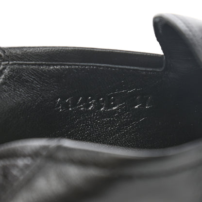 Gucci Lambskin Womens Brixton Horsebit Loafers 37 Black 8 of 10