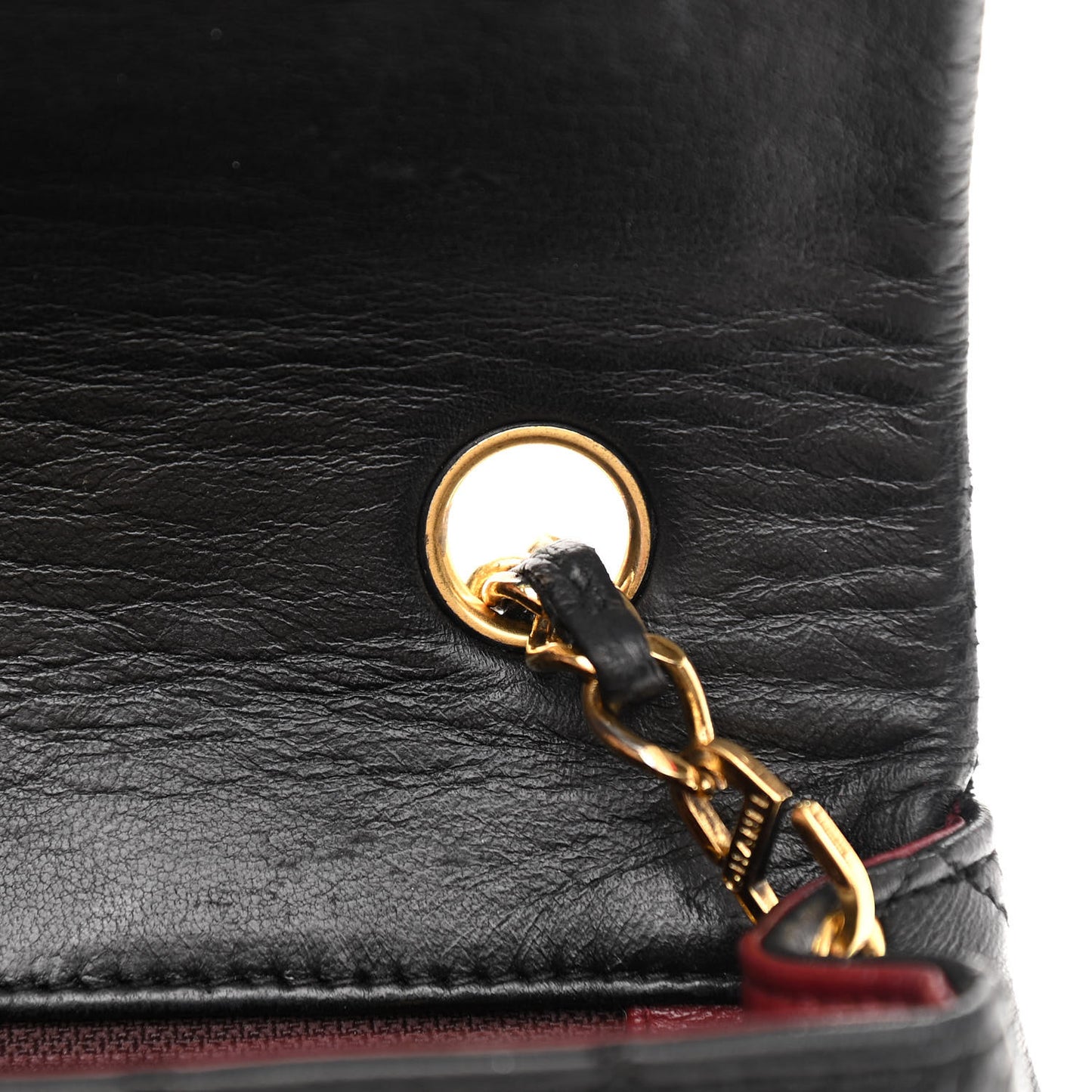 Lambskin Quilted Small Single Flap Black