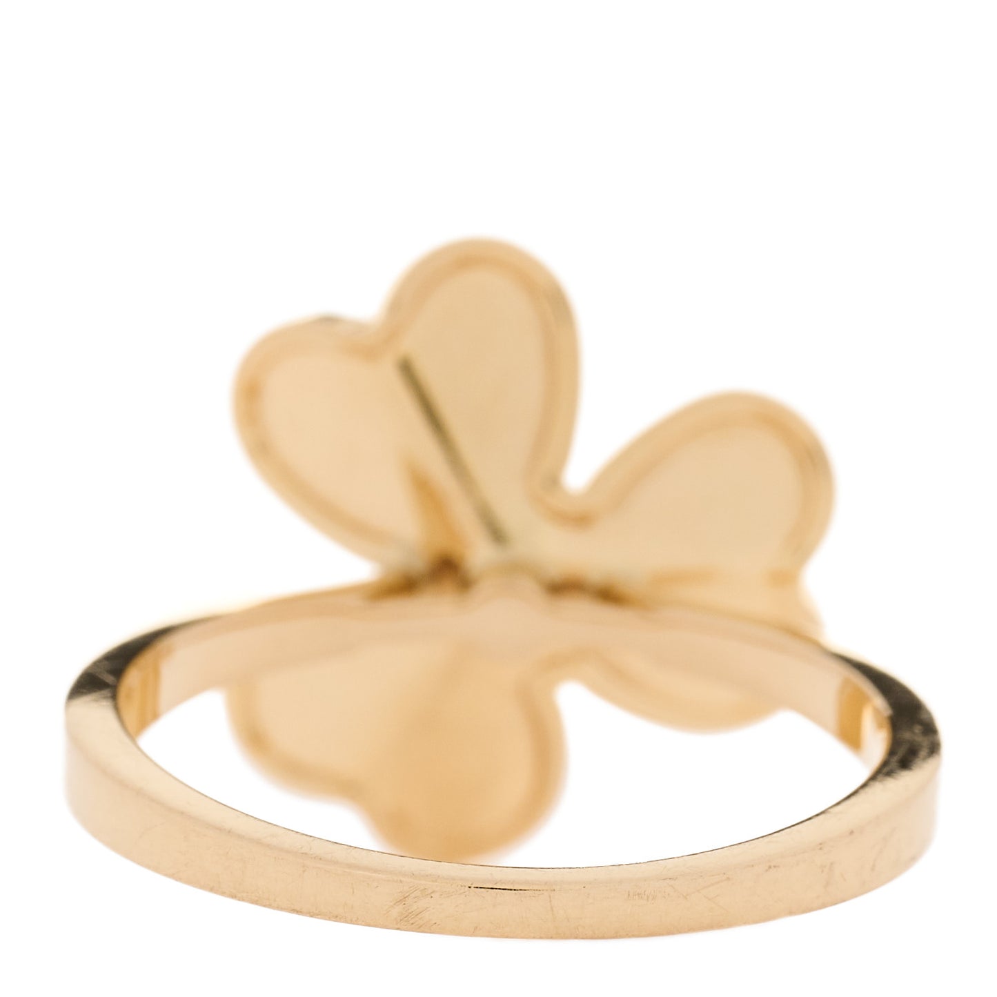 18K Yellow Gold Diamond Small Frivole Ring 53 6.5