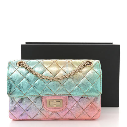 Chanel Metallic Goatskin Quilted Mini 2.55 Reissue Flap Multicolor 11 of 11
