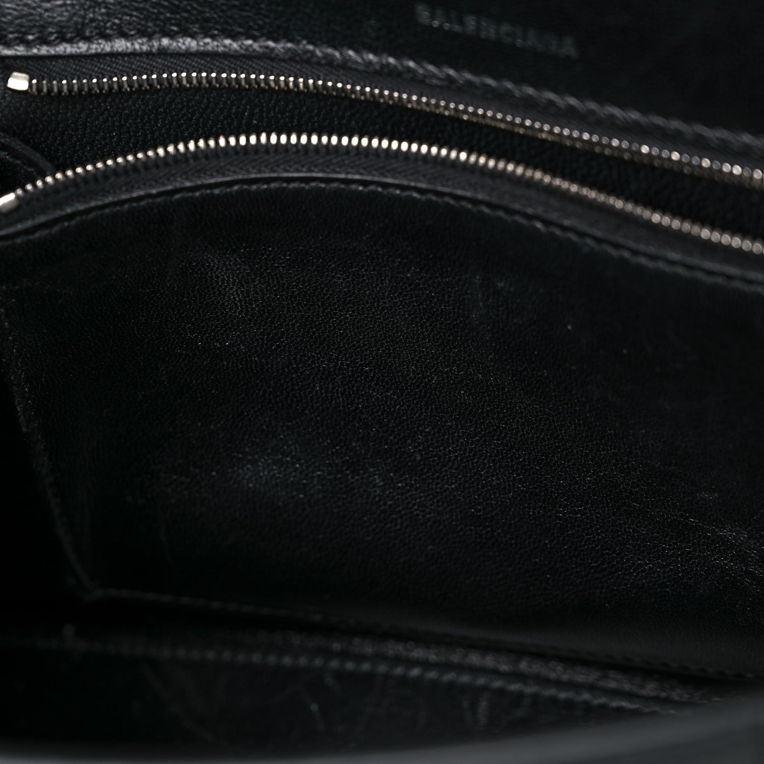 Balenciaga Grained Calfskin Medium Hourglass Top Handle Bag Black 13 of 17