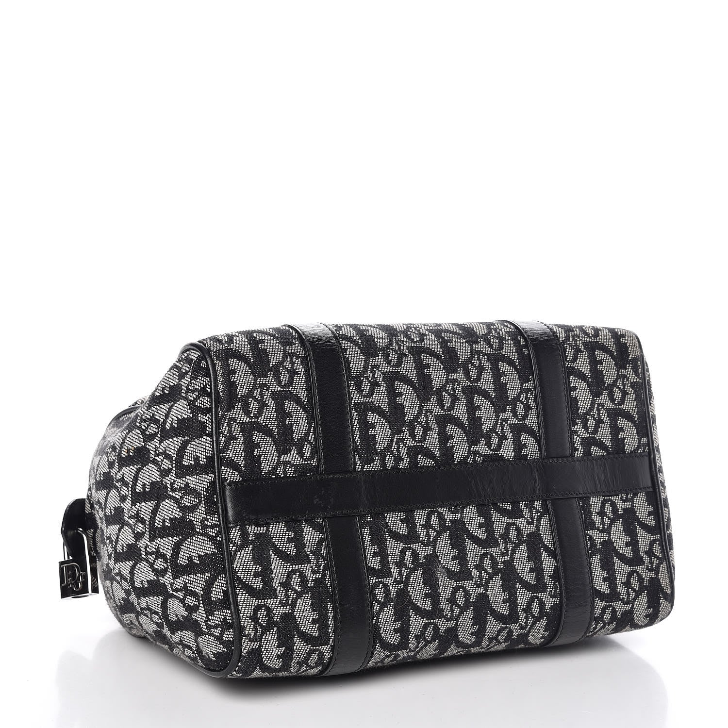Christian Dior Monogram Boston Black 4 of 10