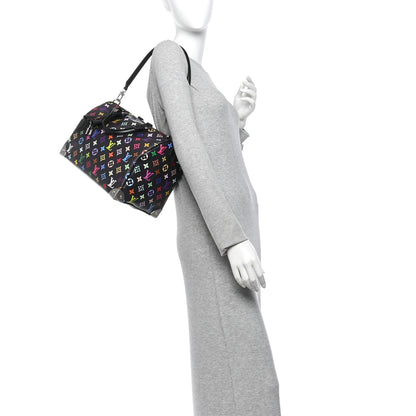 Louis Vuitton LV X TM Monogram Multicolor Speedy Soft 30 Black 2 of 9