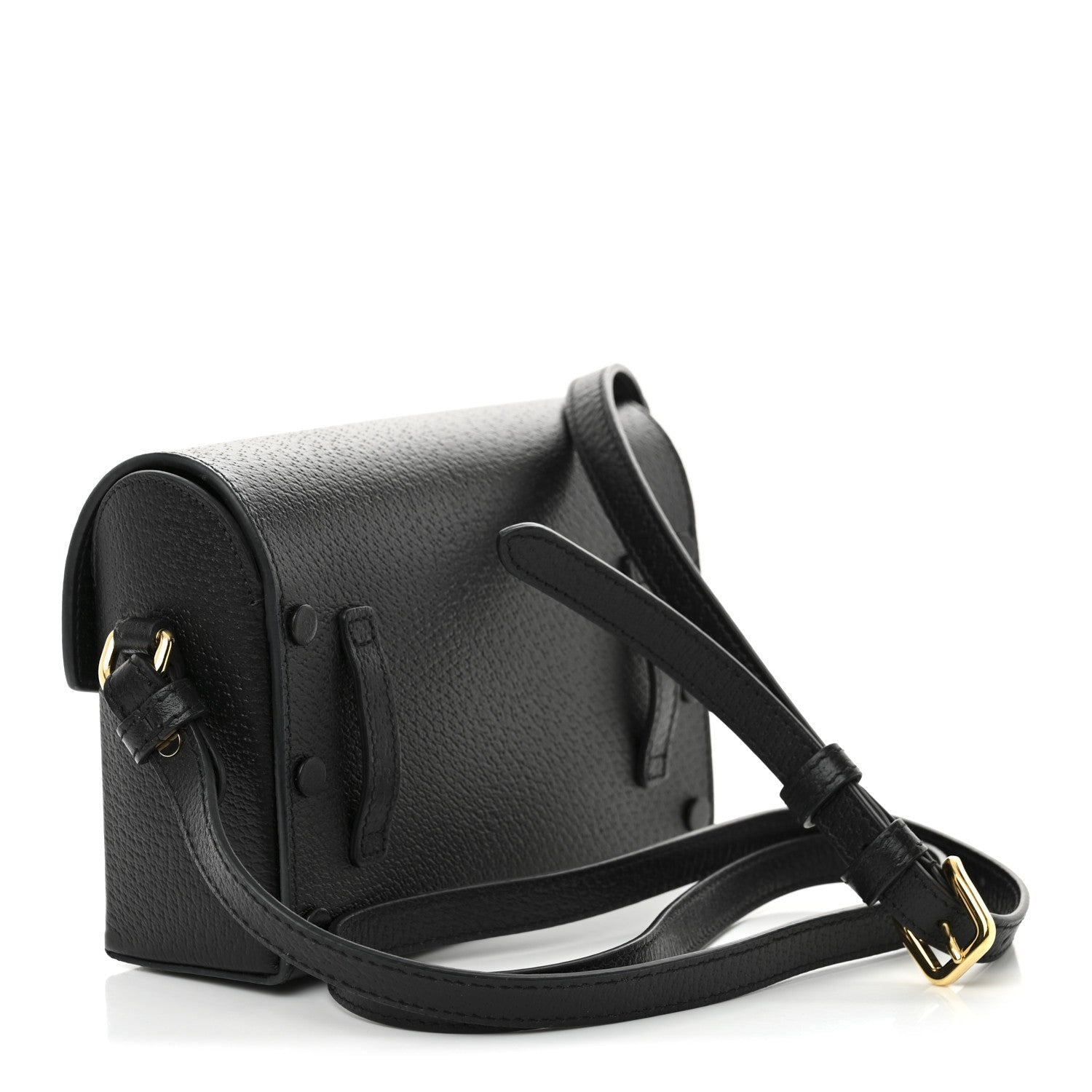 Gucci Calfskin Horsebit 1955 Shoulder Bag Black 3 of 10