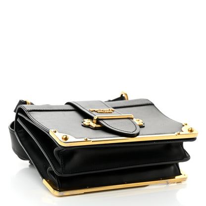 Prada City Calf Saffiano Cahier Bag Black 4 of 9