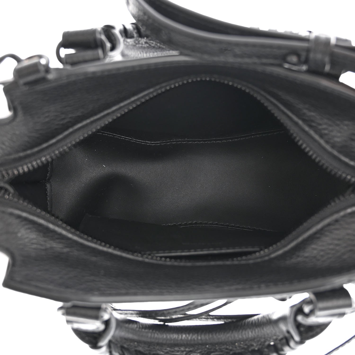 Balenciaga Grained Calfskin Neo Classic Black Hardware Mini City Black 5 of 10