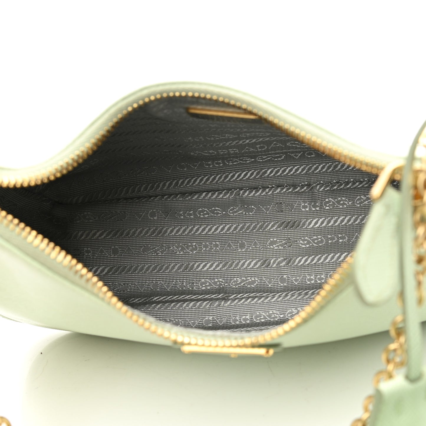 Saffiano Lux Re-Edition 2005 Shoulder Bag Acqua
