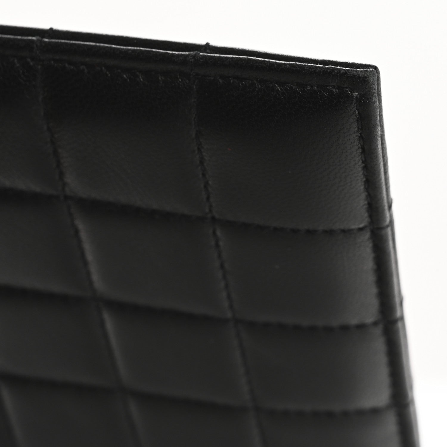 Saint Laurent Calfskin Quilted Zipped Pouch Black 10 of 10