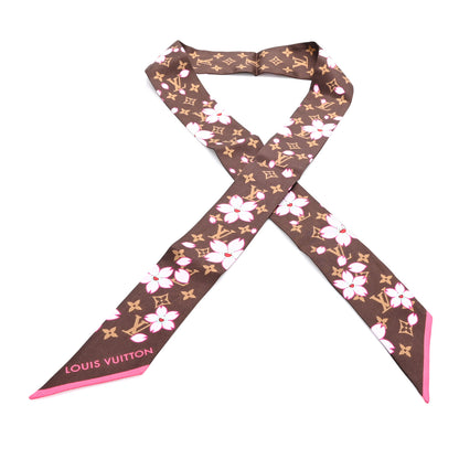 Louis Vuitton LV X TM Silk Monogram Cherry Blossom BB Bandeau Tan 1 of 3