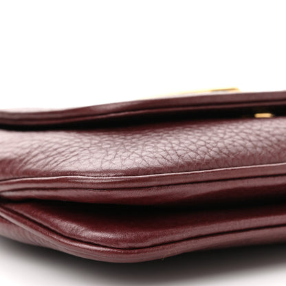 Gucci Cellarius Calfskin Small 1973 Chain Shoulder Bag Cherry Gloss 8 of 9