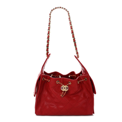 Chanel Caviar Quilted Small Chanel 25 Handbag Dark Red 1 of 10