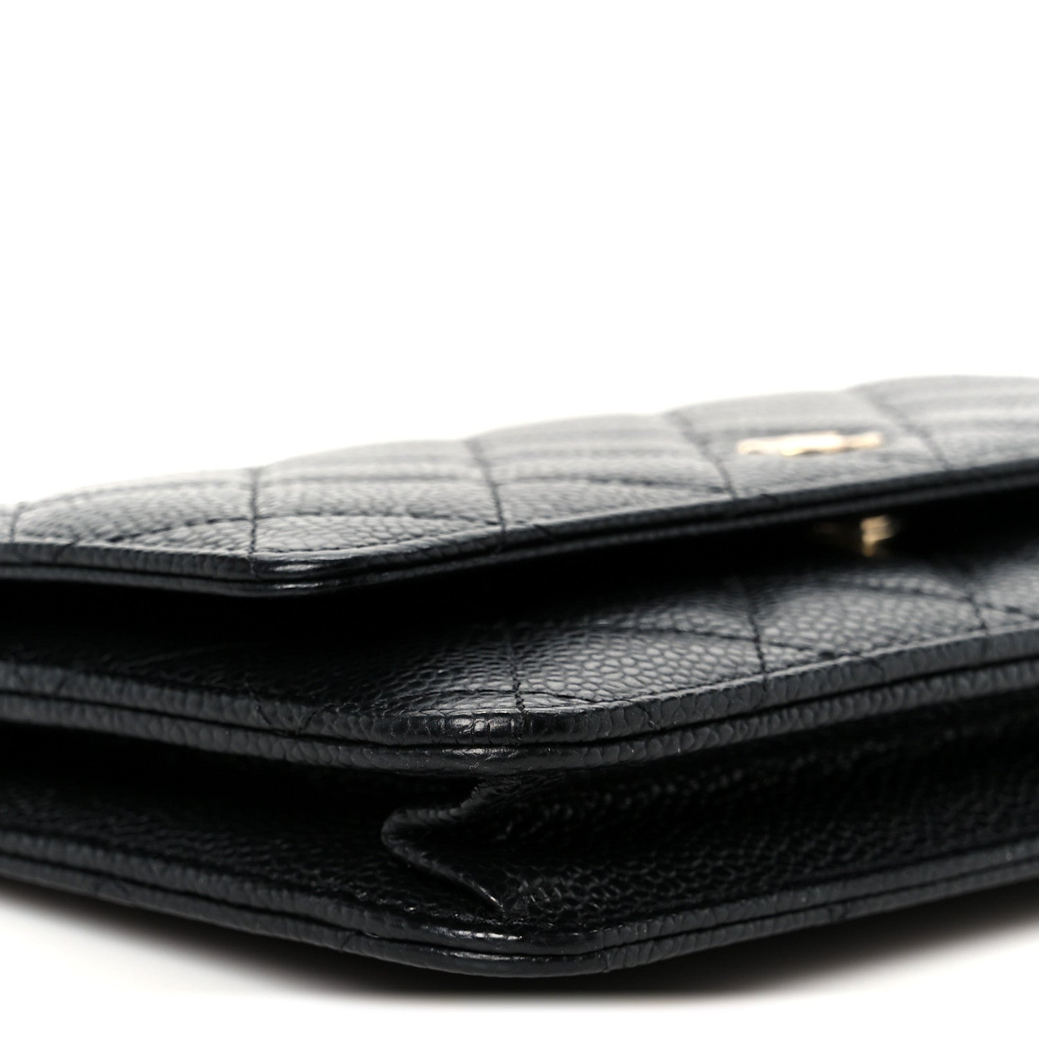 Chanel Caviar Quilted Wallet on Chain WOC Black 10 of 12