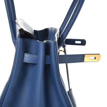 Hermes Epsom Birkin 35 Bleu Agate 15 of 45