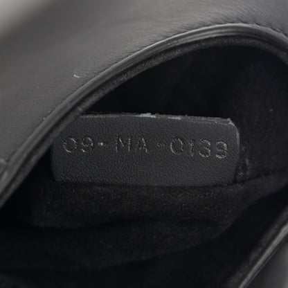 Christian Dior Ultra Matte Calfskin Mini Saddle Bag Black 6 of 9