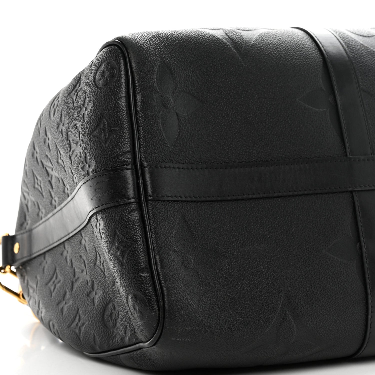 Louis Vuitton Empreinte Monogram Giant Keepall Bandouliere 45 Black 7 of 8