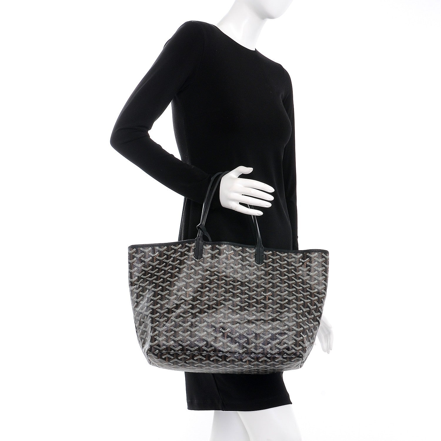Goyard Goyardine Saint Louis PM Black 2 of 8