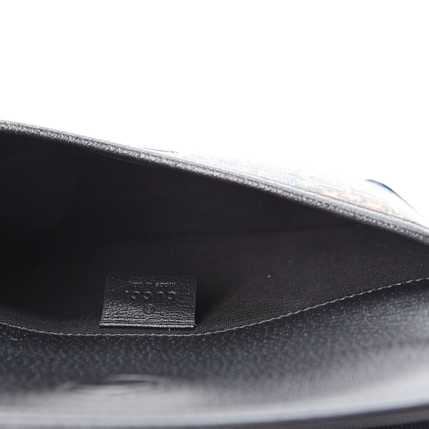 Gucci GG Supreme Monogram Psychedelic Slim Belt Bag Black 4 of 10