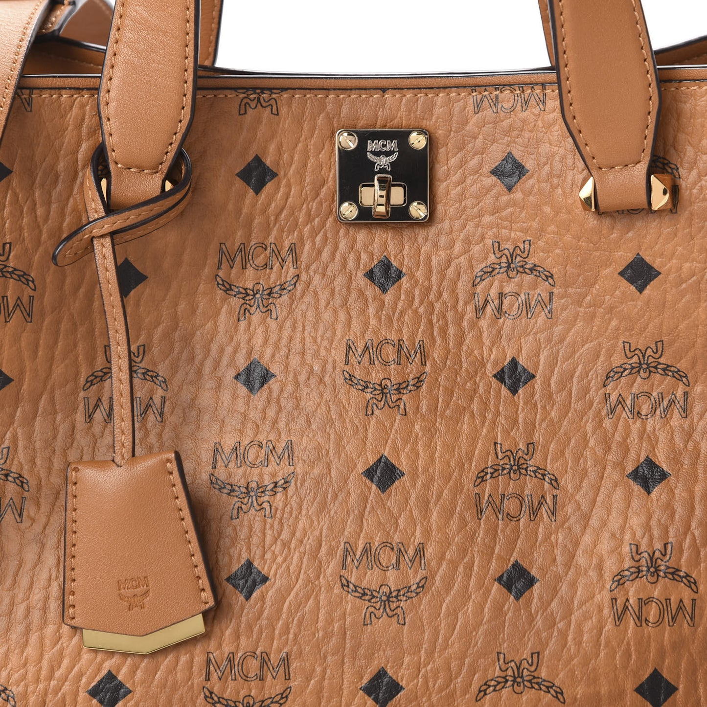 Visetos Large Essential Tote Cognac