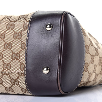 Gucci Monogram Web Medium Mayfair Tote Dark Brown 9 of 9