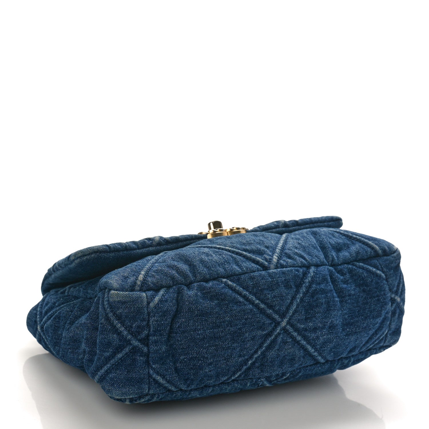 Chanel Denim Quilted Medium Chanel 19 Flap Blue 4 of 9