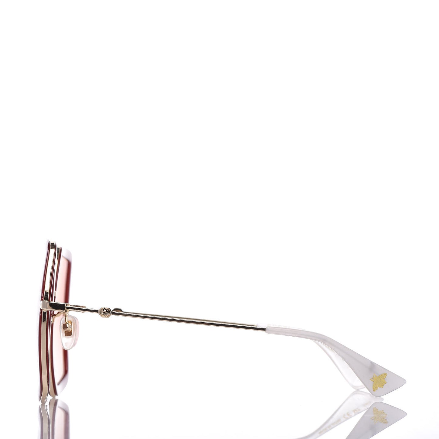 Acetate Oversize Square Frame GG0106S Red