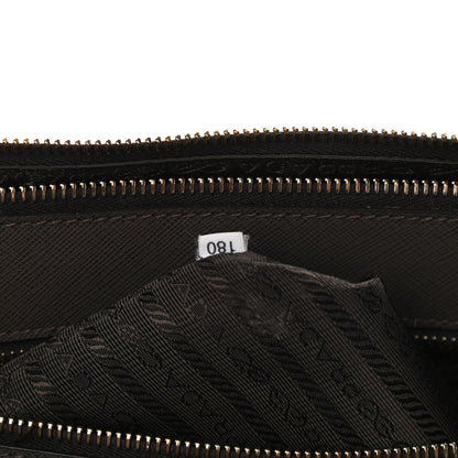 Prada Saffiano Lux Large Galleria Double Zip Tote Grafite 7 of 11