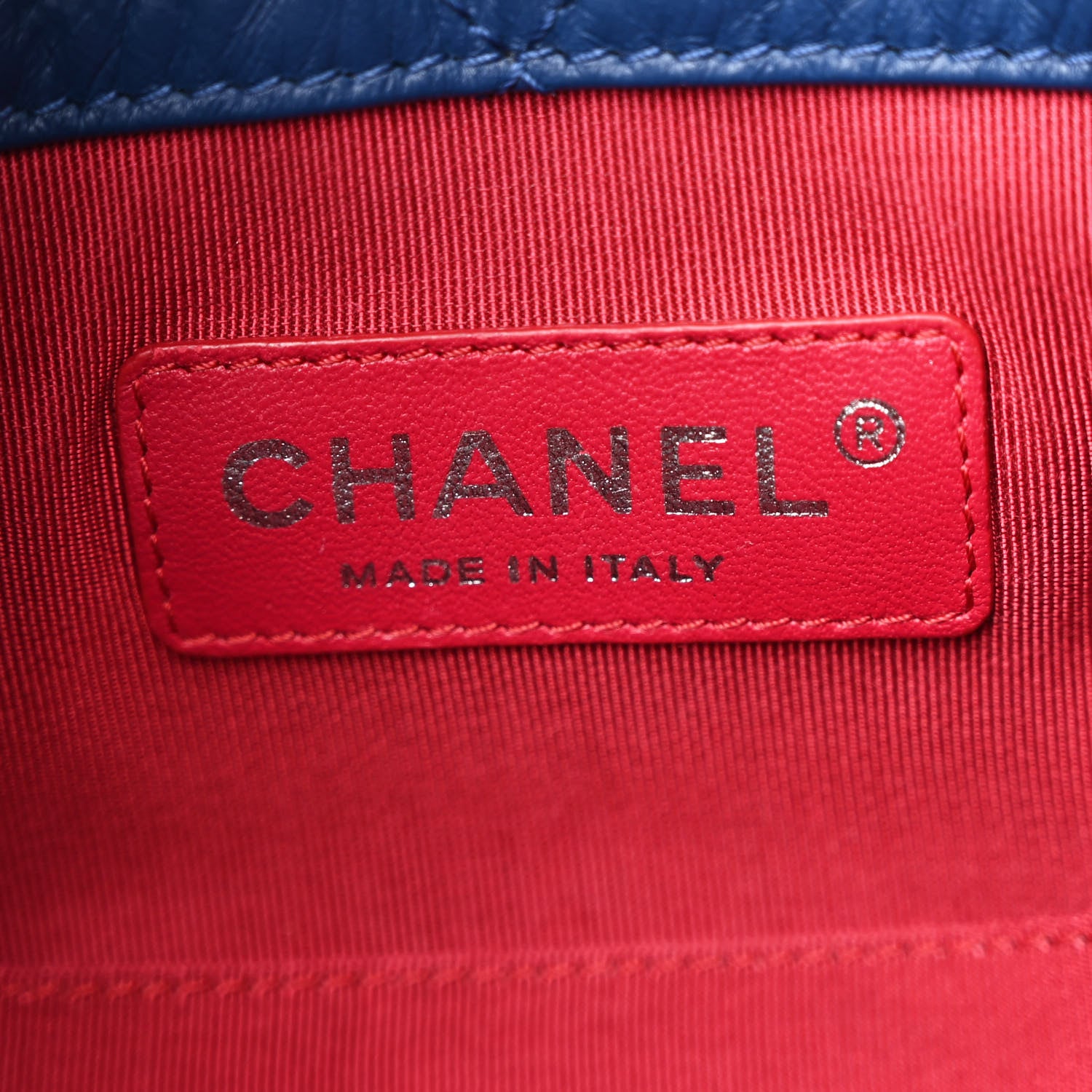 Chanel Aged Calfskin Quilted Small Gabrielle Backpack Navy 6 of 10
