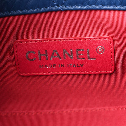 Chanel Aged Calfskin Quilted Small Gabrielle Backpack Navy 6 of 10