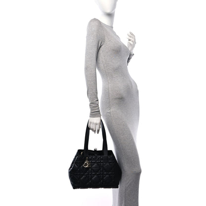 Christian Dior Calfskin Macrocannage Medium Toujours Black 2 of 11