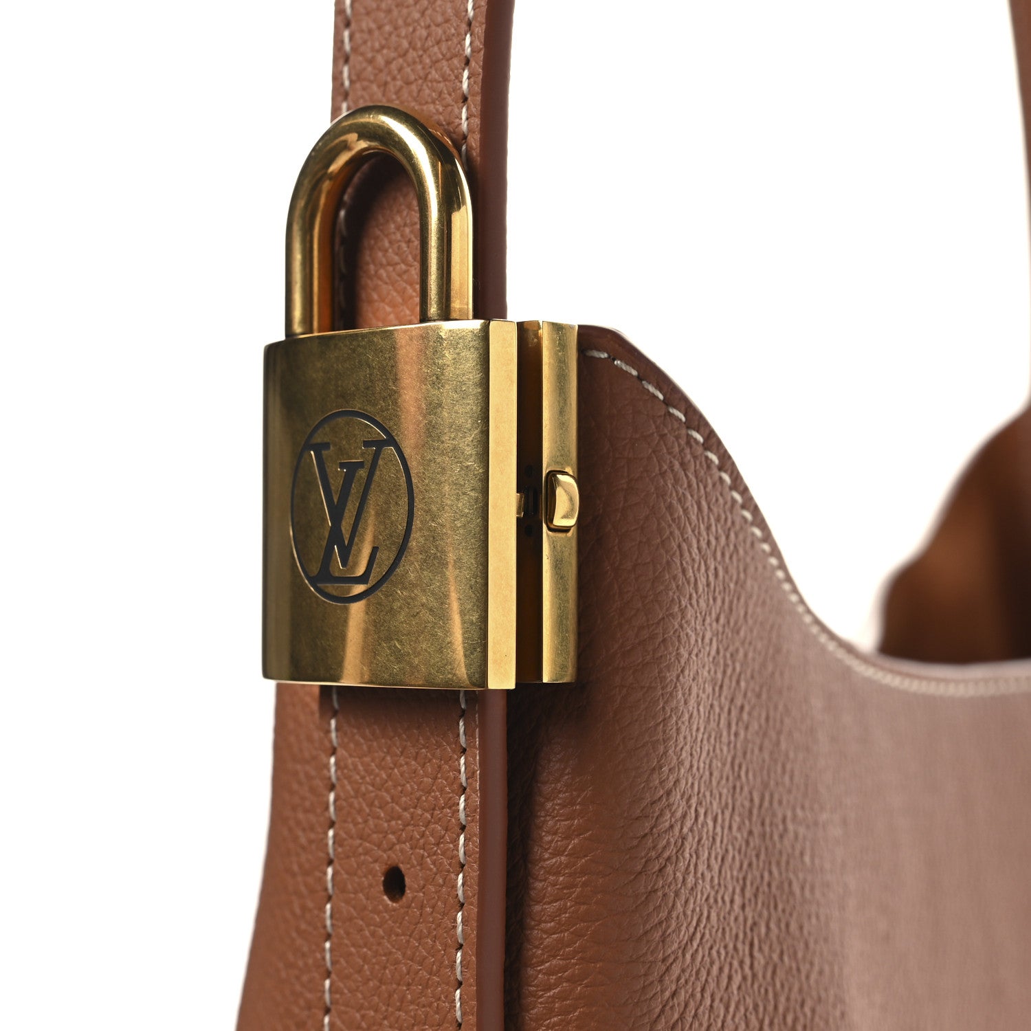Louis Vuitton Grained Calfskin Low Key Hobo MM Cognac 13 of 13