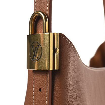 Louis Vuitton Grained Calfskin Low Key Hobo MM Cognac 13 of 13