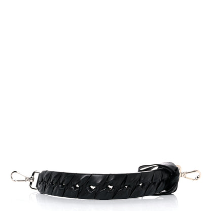 Fendi Vitello Liberty Shiny Nappa Lace Up Bow Mini Strap You Black 7 of 7