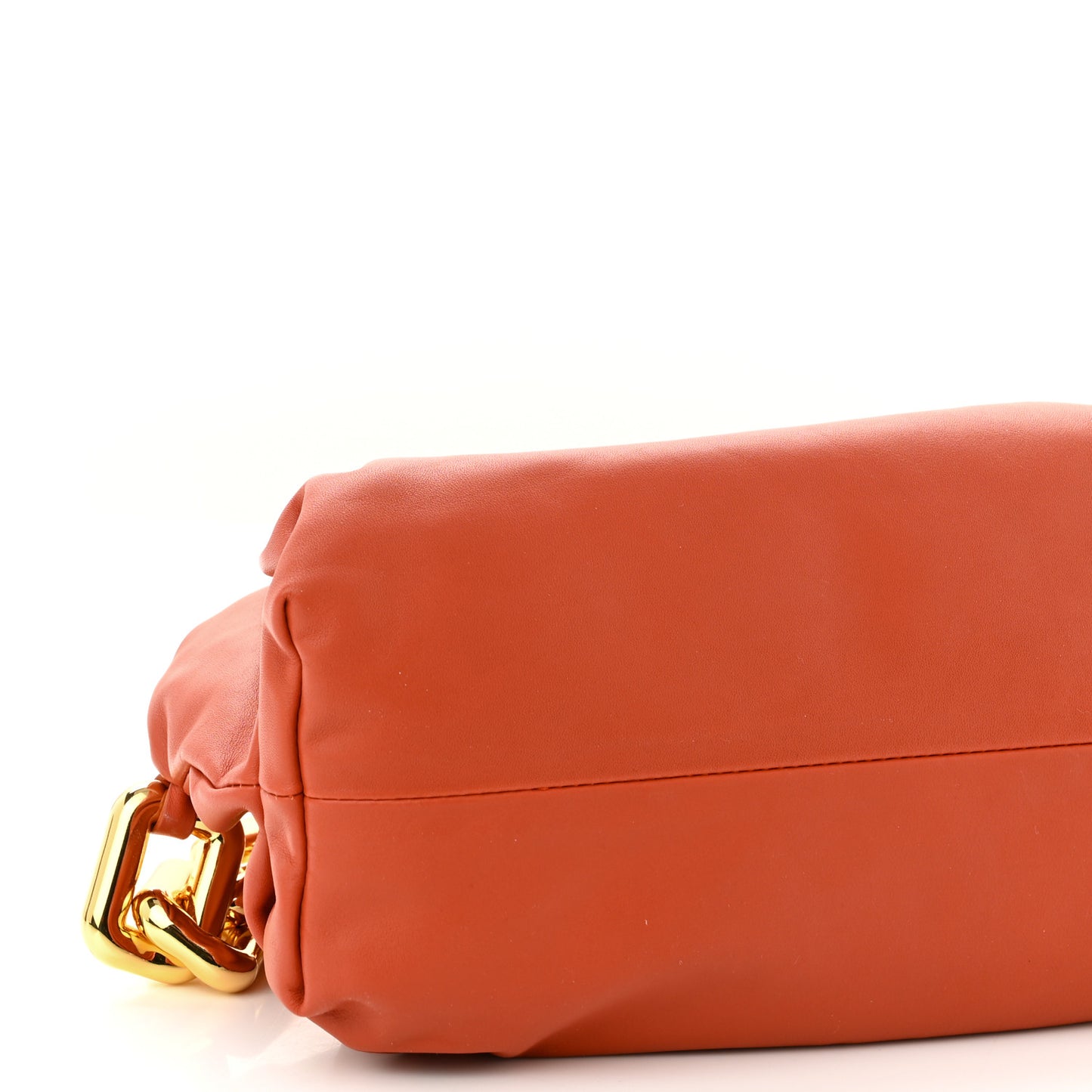 Calfskin The Pouch Chain Orange