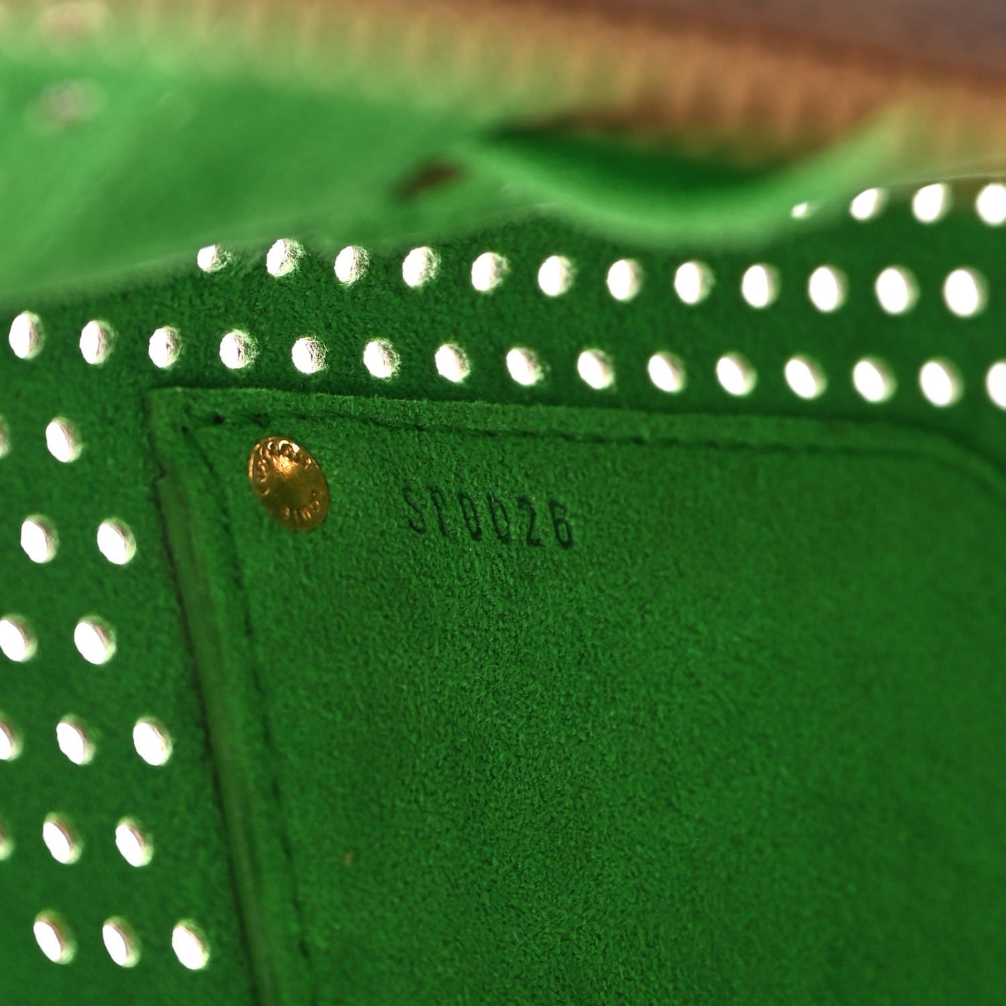 Monogram Perforated Speedy 30 Green