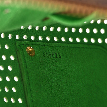 Louis Vuitton Monogram Perforated Speedy 30 Green 7 of 17