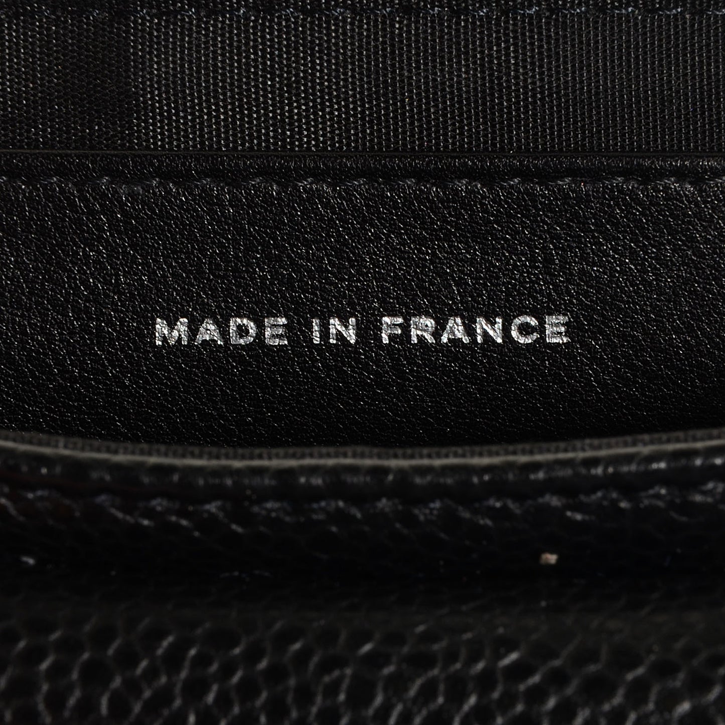Caviar Half Moon Wallet On Chain WOC Black