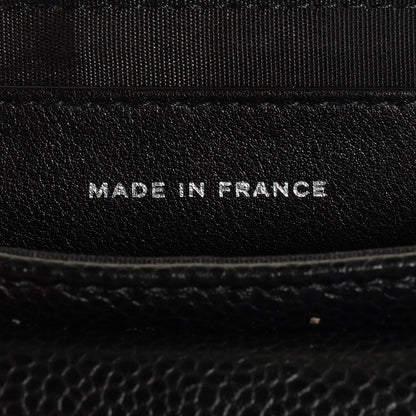 Chanel Caviar Half Moon Wallet On Chain WOC Black 7 of 8