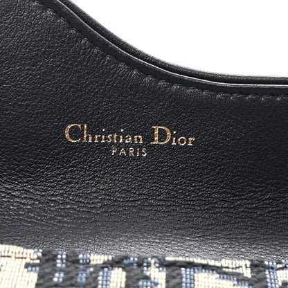 Christian Dior Oblique Saddle Cosmos Zipped Card Holder Blue 6 of 6