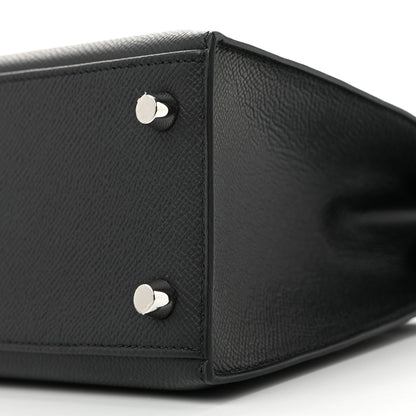 Hermes Epsom Kelly Sellier 25 Black 8 of 9