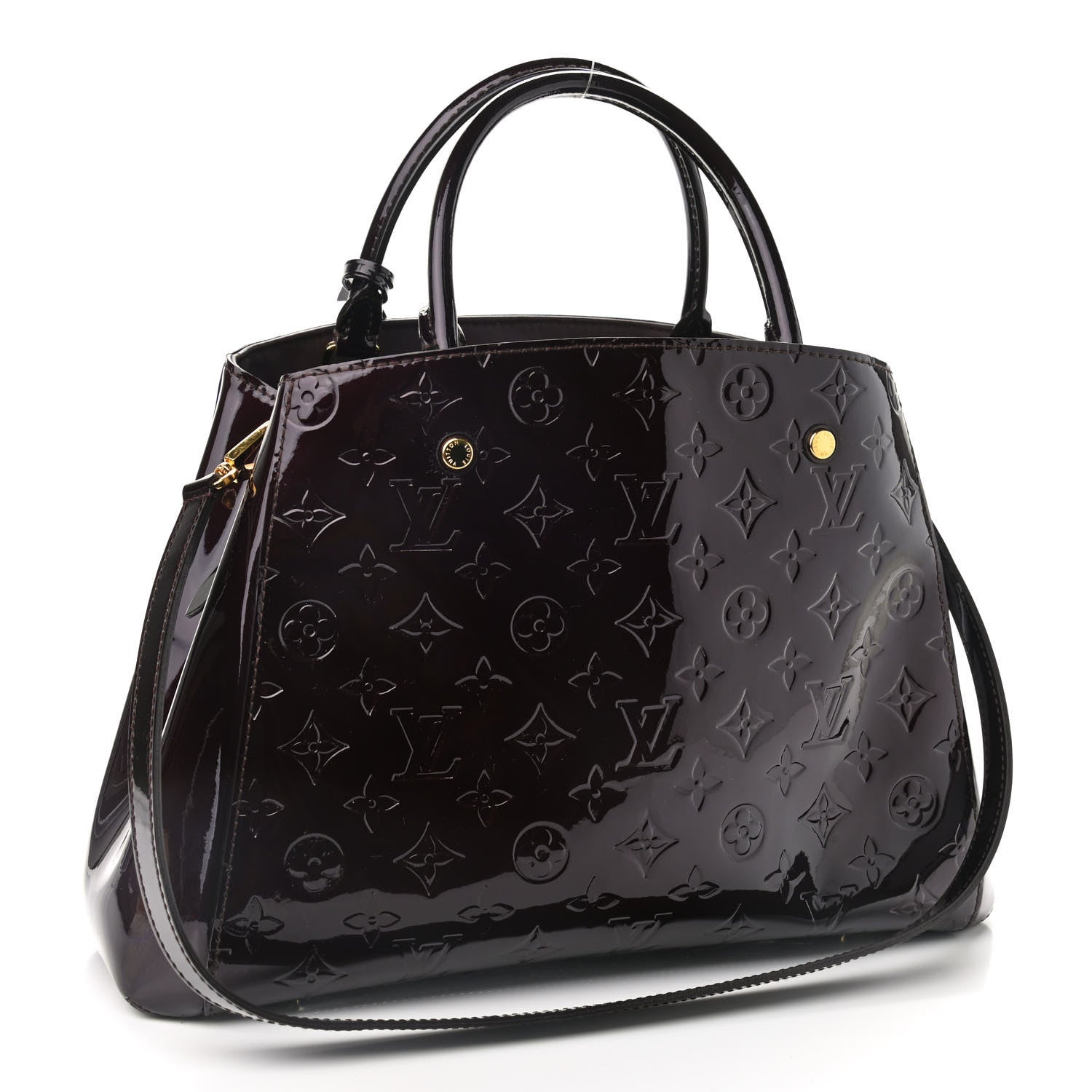 Louis Vuitton Vernis Montaigne MM Amarante 3 of 9