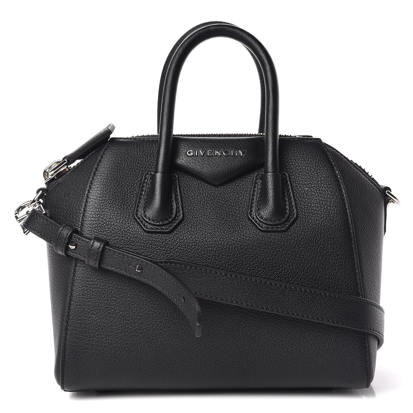 Sugar Goatskin Mini Antigona Black