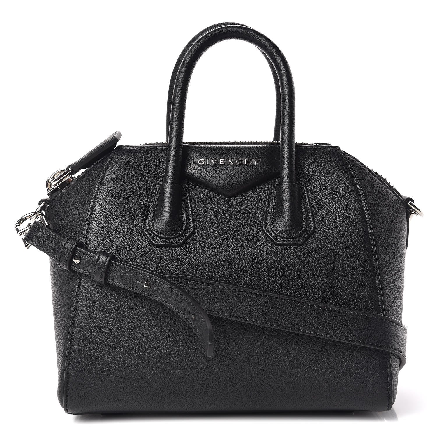 Givenchy Sugar Goatskin Mini Antigona Black 1 of 9