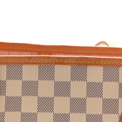 Louis Vuitton Damier Azur Neo Neverfull MM Rose Ballerine 15 of 17