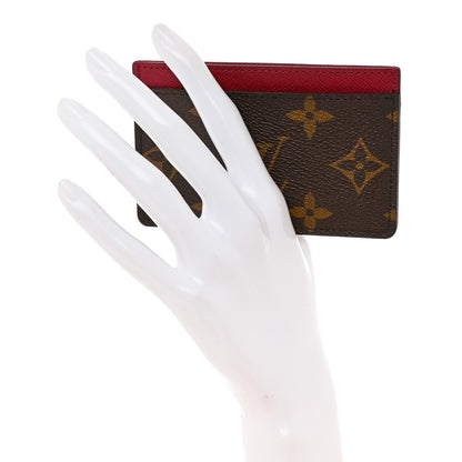 Louis Vuitton Monogram Card Holder Fuchsia 2 of 8