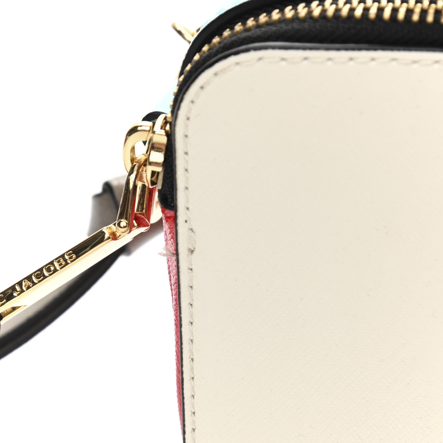 Marc Jacobs Saffiano Small Snapshot Camera Bag Porcelain Multi 11 of 12